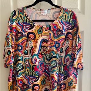 🌵3/$20🌵Lularoe Irma • Super Groovy Design 🍄✌️☮️
